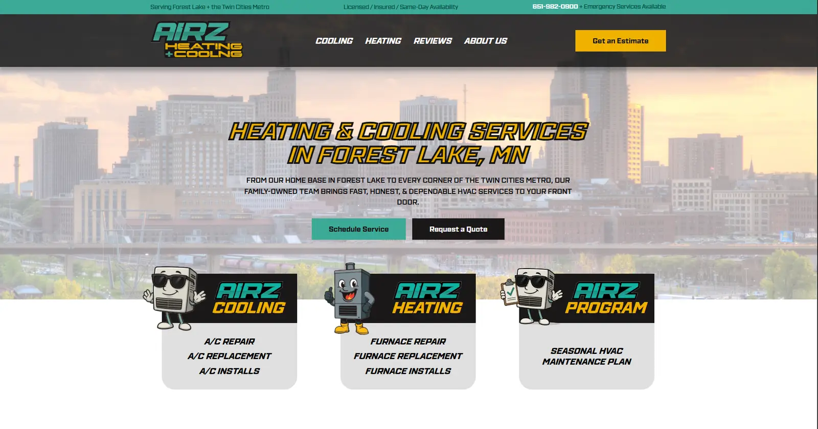 Custom Triton-built website for Bomberg Chiropractic