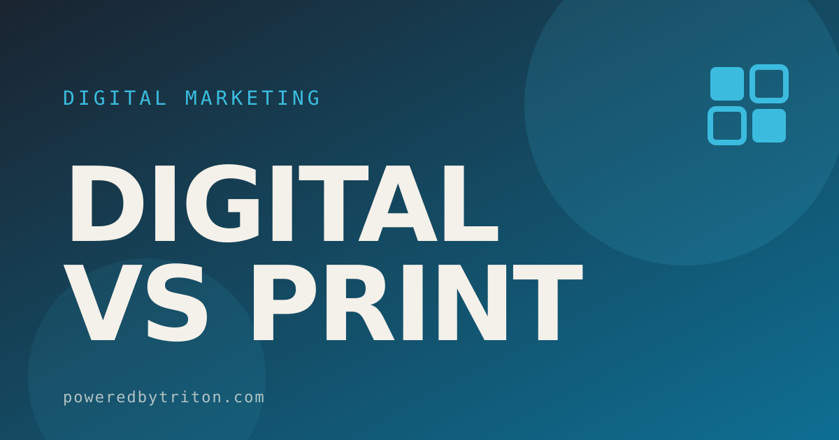 Digital vs Print — Digital Marketing