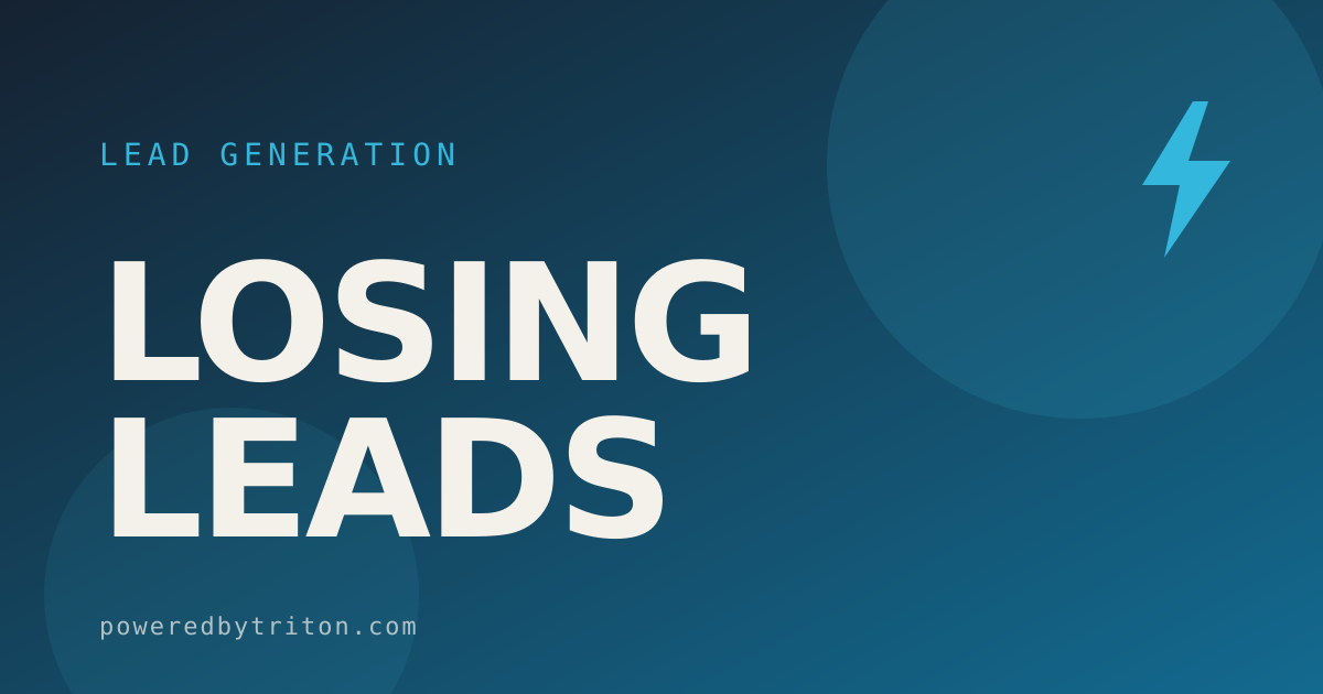 Losing Leads — Lead Generation