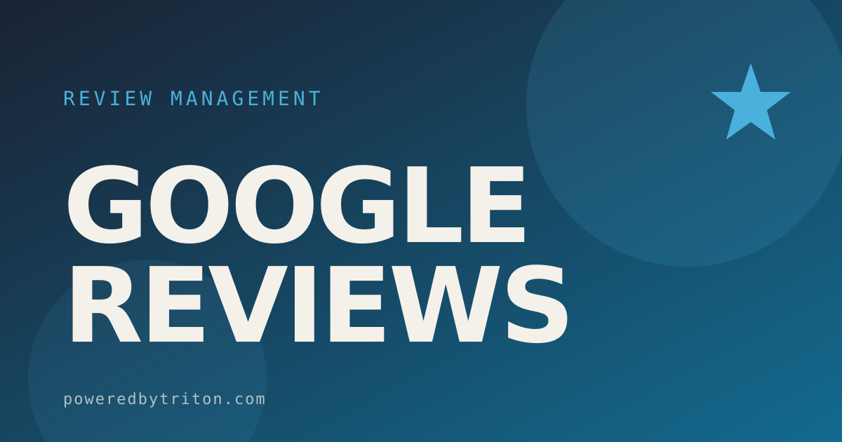 Google Reviews — Review Management