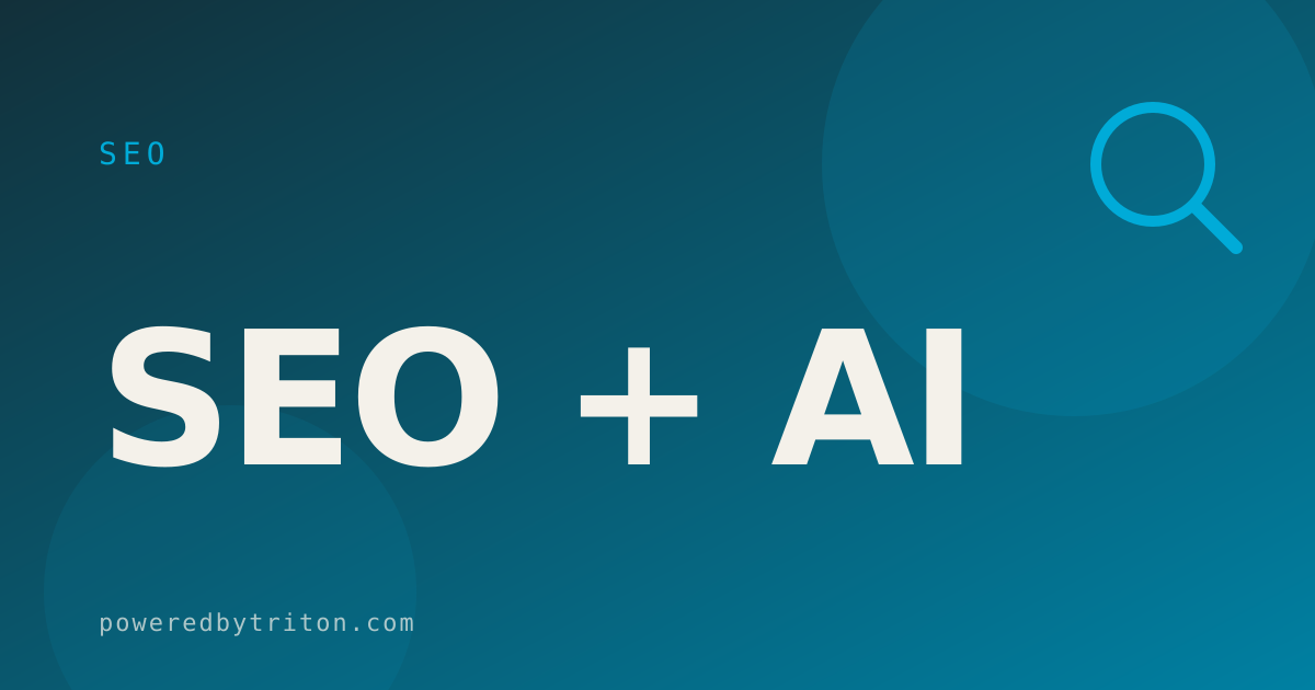 SEO + AI — SEO