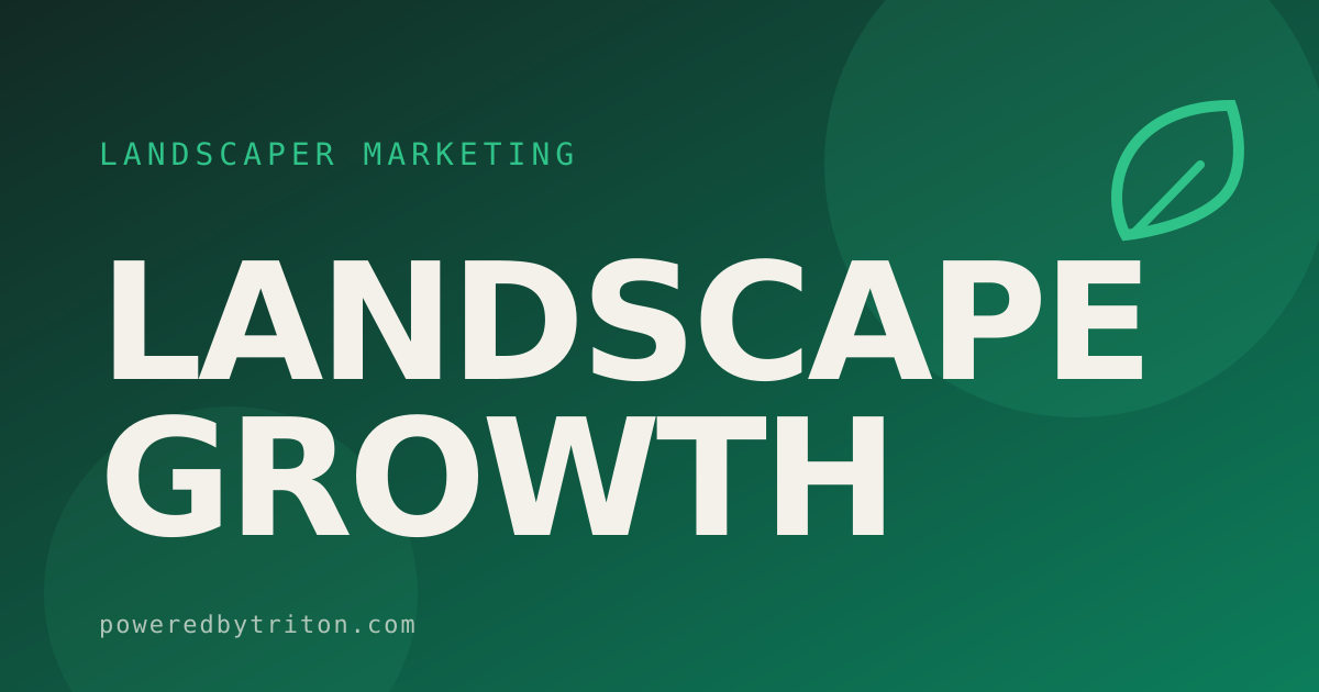 Landscape Growth — Landscaper Marketing