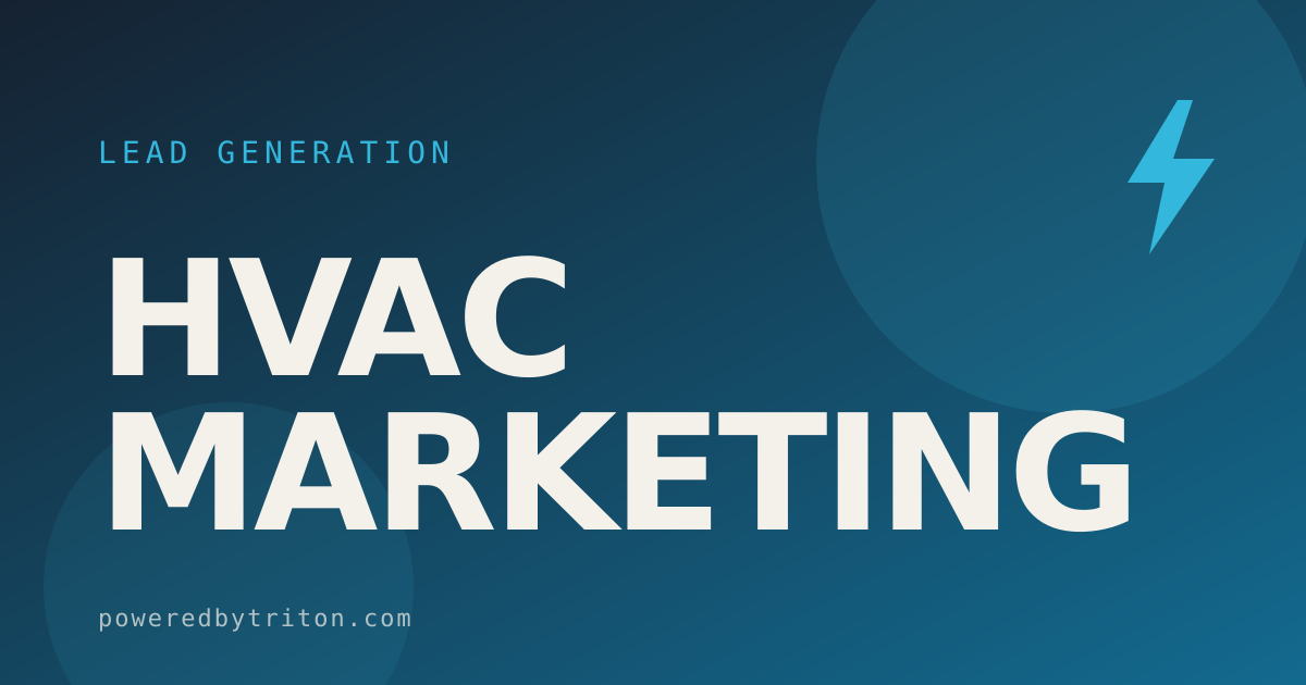 HVAC Marketing — Lead Generation