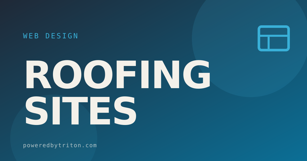 Roofing Sites — Web Design