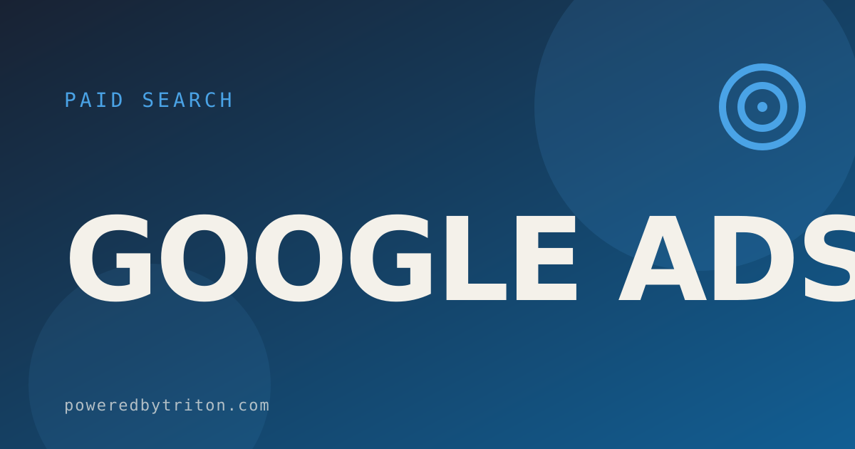 Google Ads — Paid Search