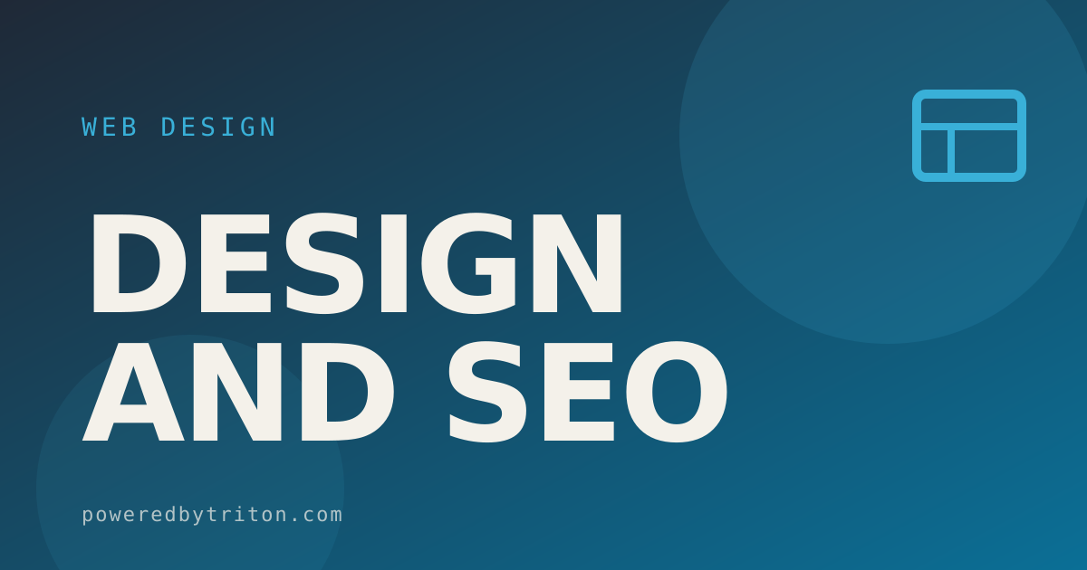 Design and SEO — Web Design