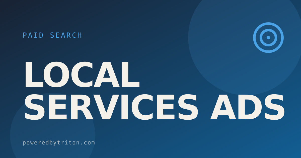 Local Services Ads — Paid Search
