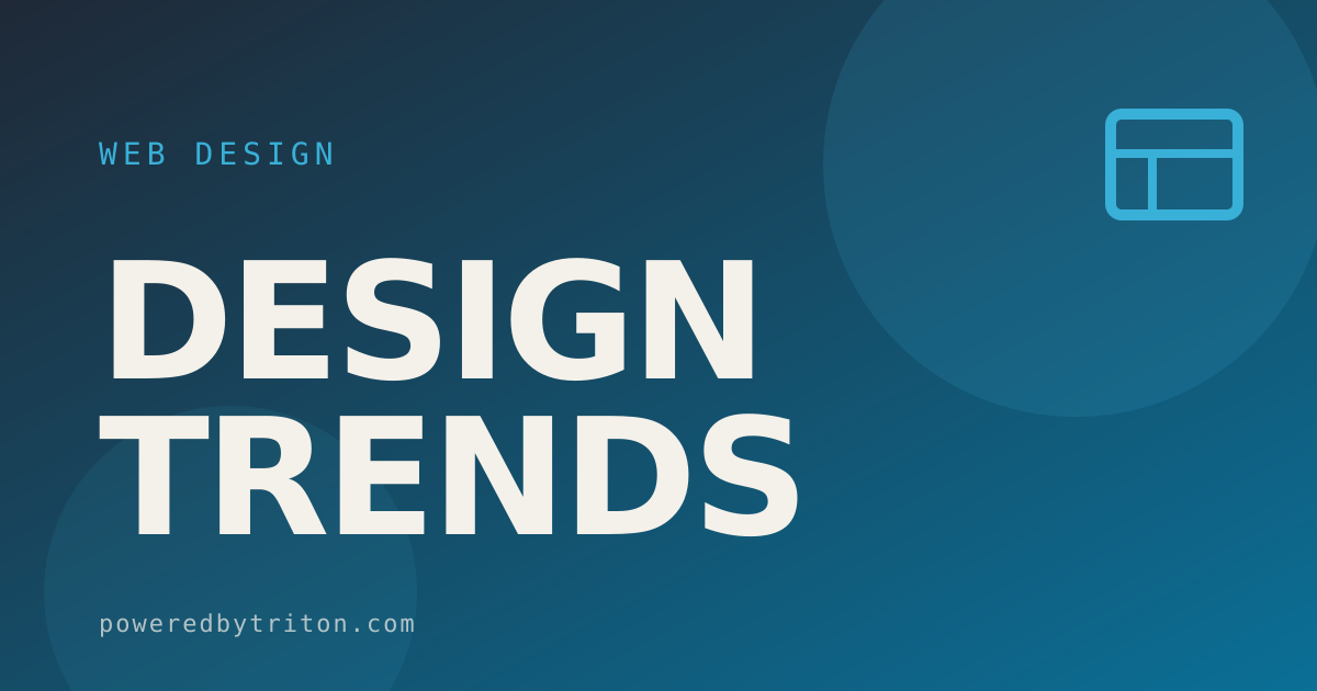 Design Trends — Web Design