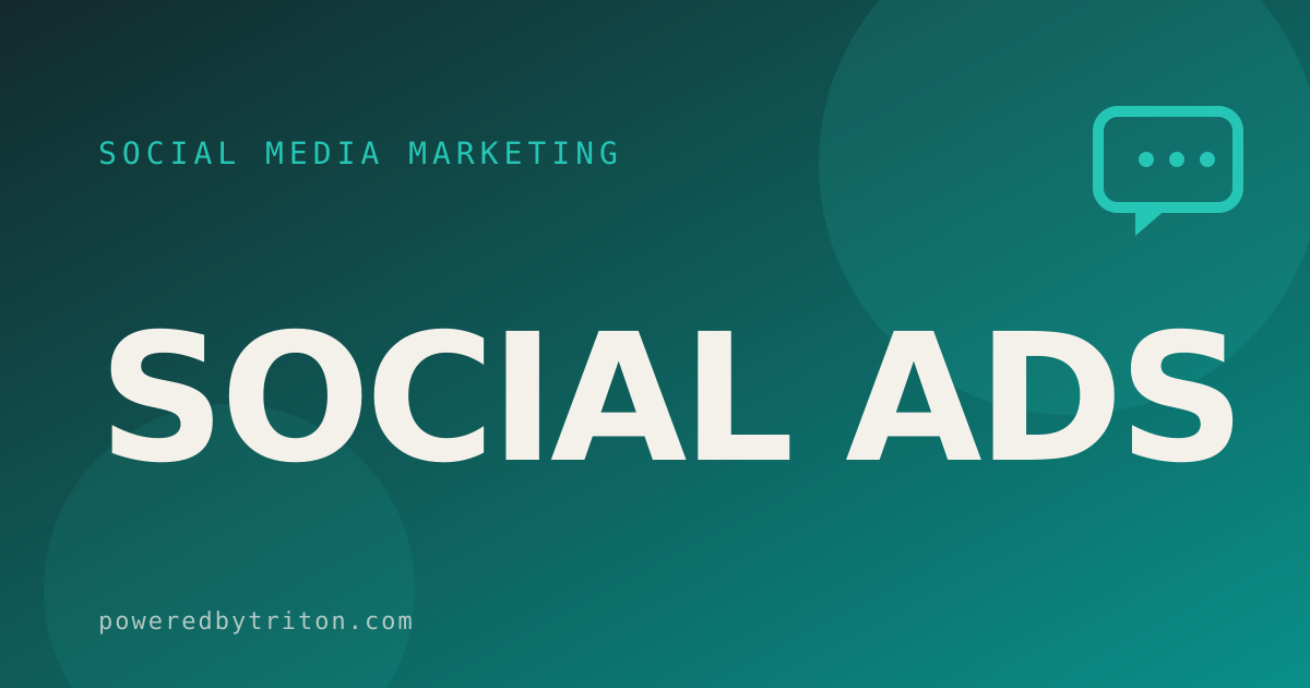 Social Ads — Social Media Marketing