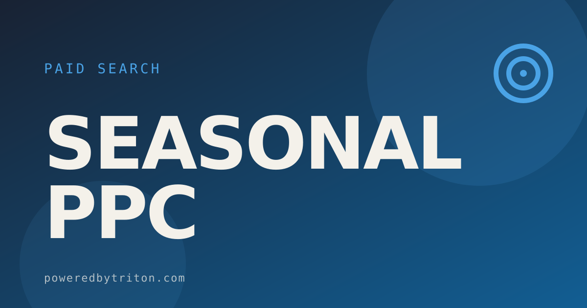 Seasonal PPC — Paid Search
