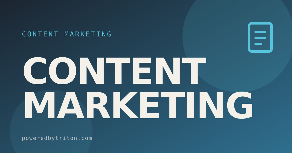 Content Marketing — Content Marketing