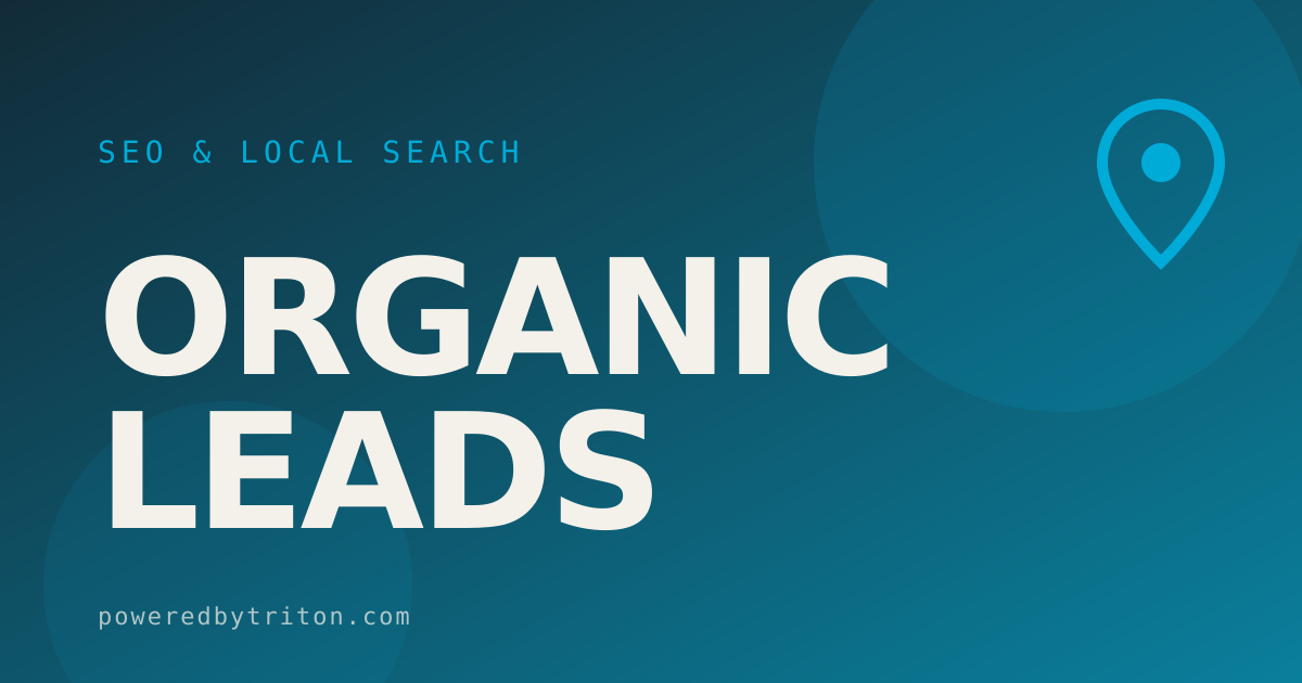 Organic Leads — SEO & Local Search